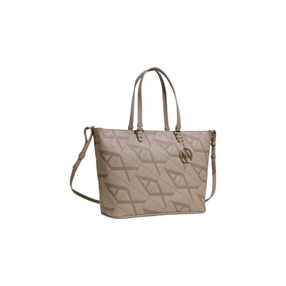 Armani Exchange Beige Polyethylen Handtasche