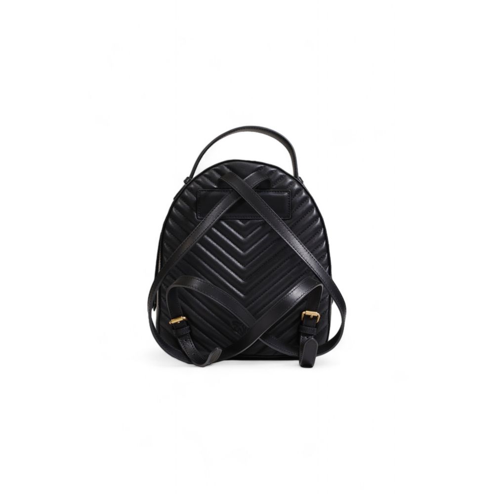 PINKO Schwarzer Lederrucksack