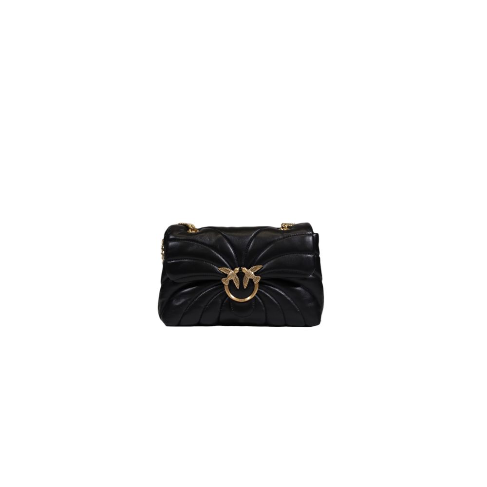 PINKO Schwarze Lederhandtasche