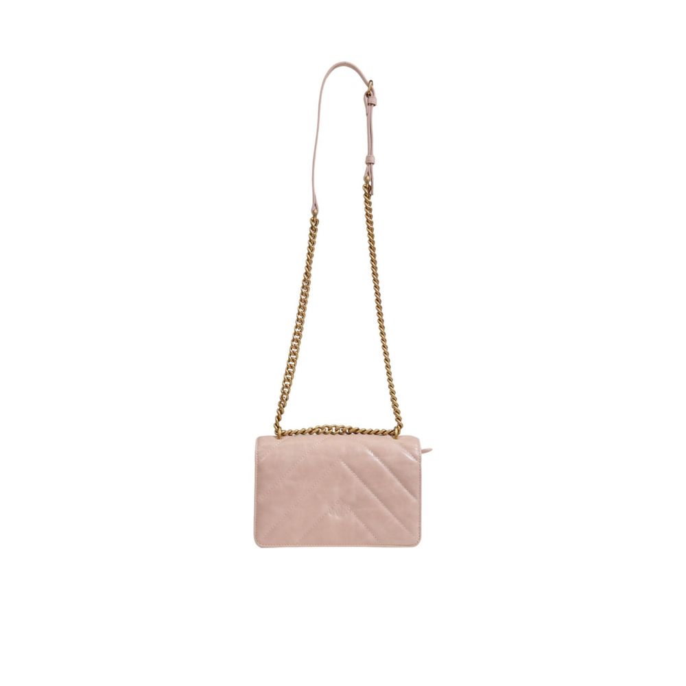 PINKO Rosa Lederhandtasche