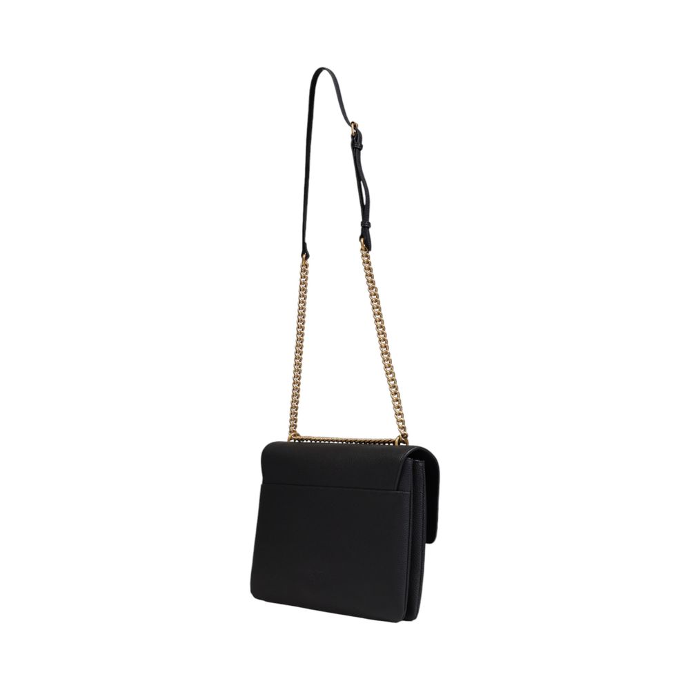 PINKO Schwarze Lederhandtasche