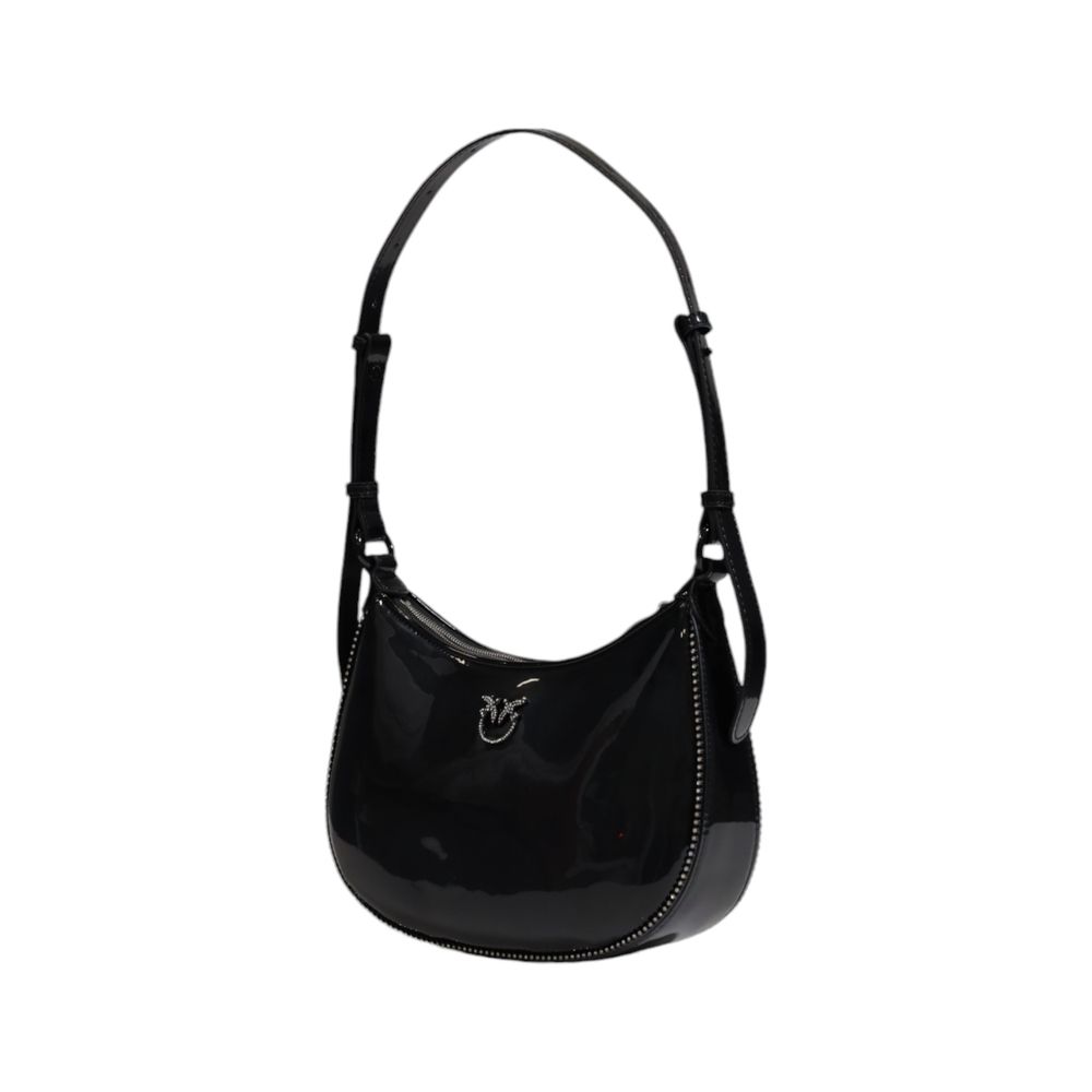 PINKO Schwarze Lederhandtasche