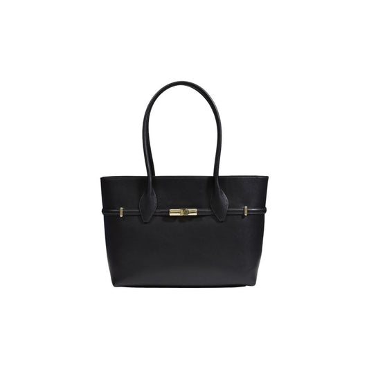 Furla Schwarze Lederhandtasche