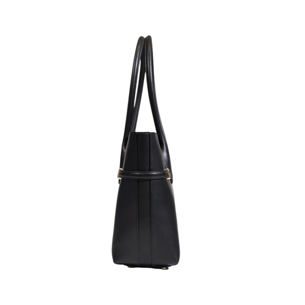 Furla Schwarze Lederhandtasche