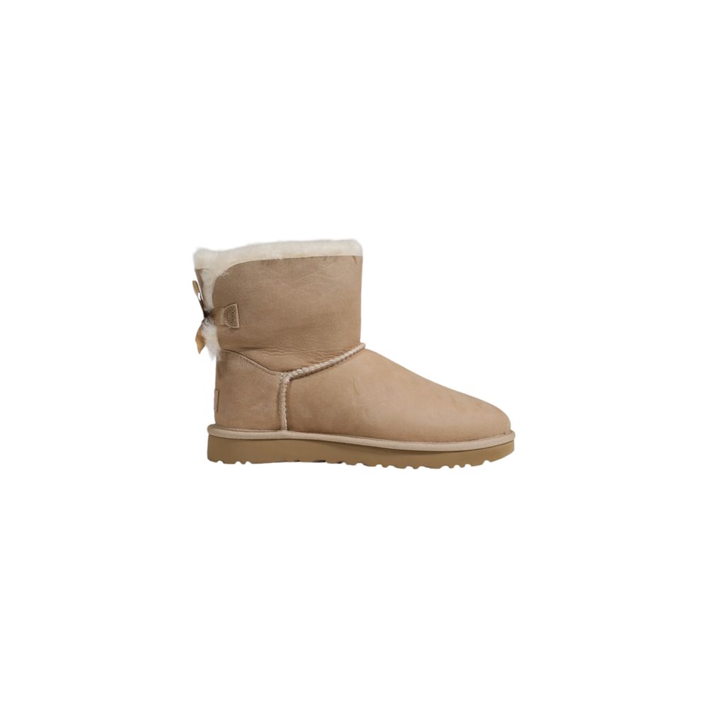 UGG Beige Wildlederstiefel