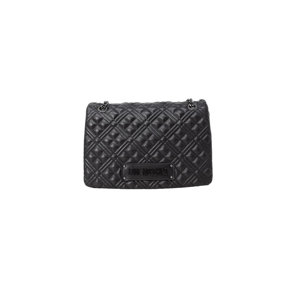 Love Moschino Schwarze Polyethylen-Handtasche