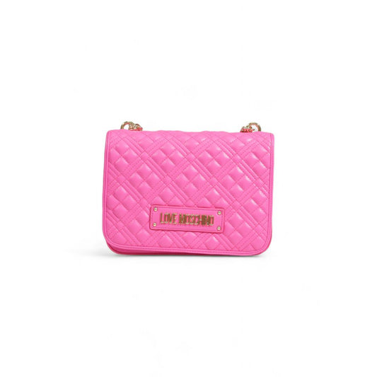 Love Moschino Rosa Polyethylen-Handtasche