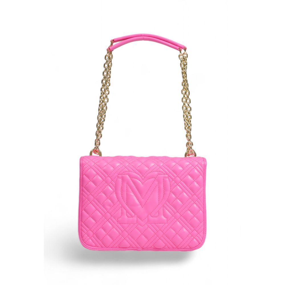 Love Moschino Rosa Polyethylen-Handtasche