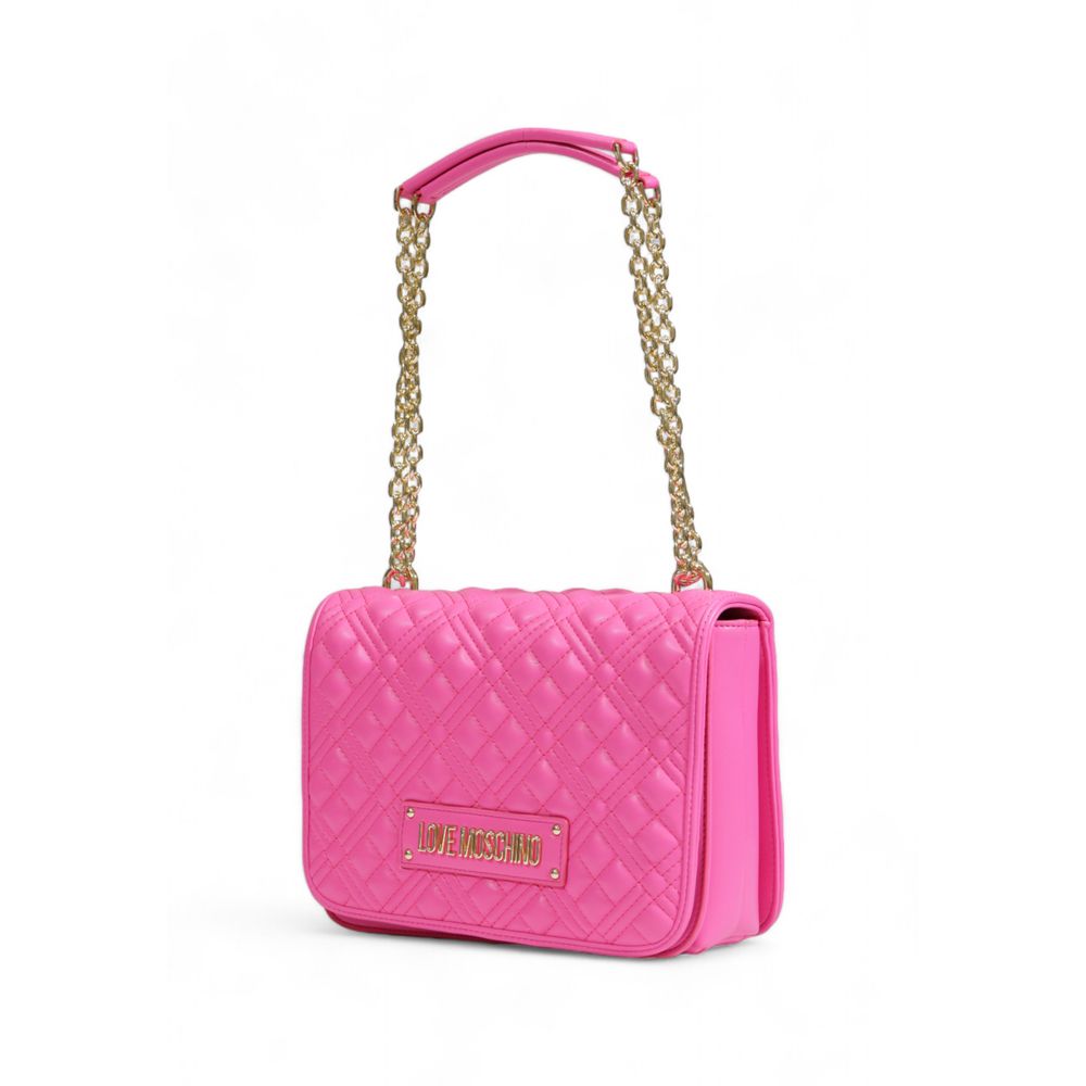 Love Moschino Rosa Polyethylen-Handtasche