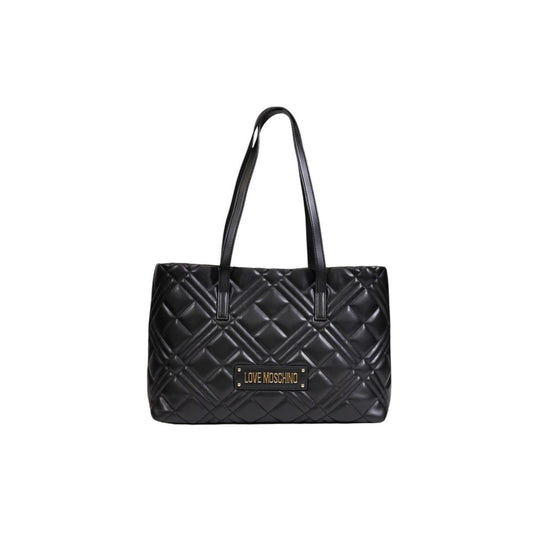 Love Moschino Schwarze Polyethylen-Handtasche