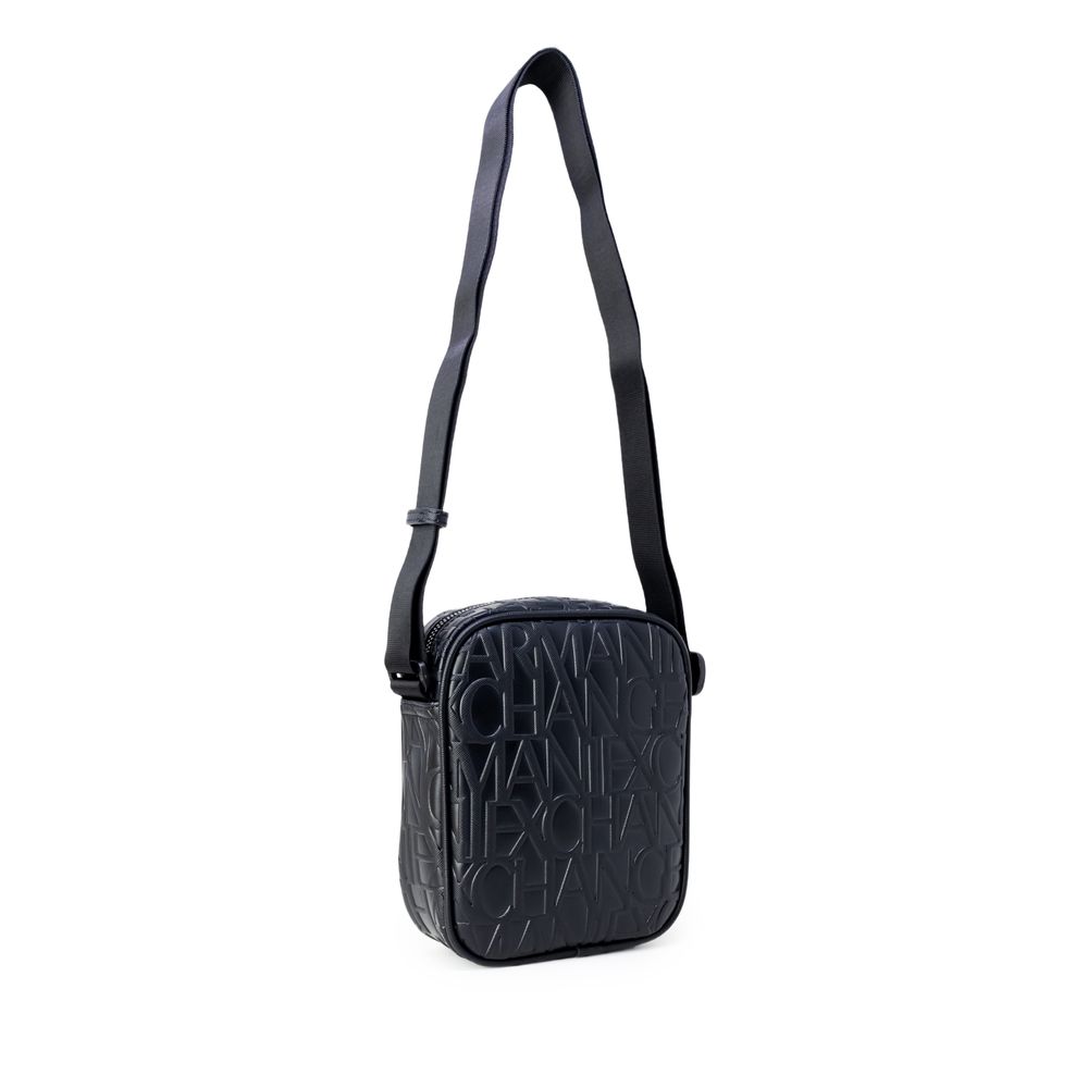 Armani Exchange Schwarze Kunstledertasche