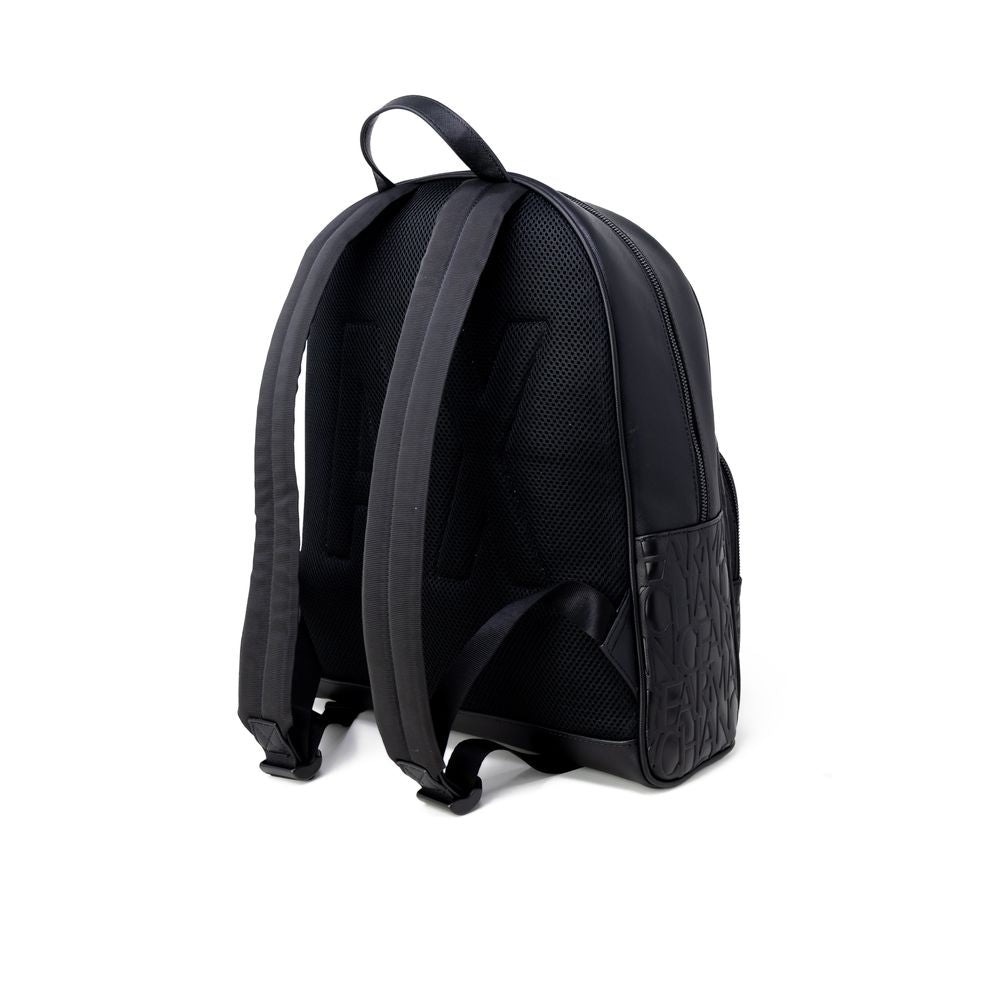 Armani Exchange Schwarzer Polyester-Rucksack