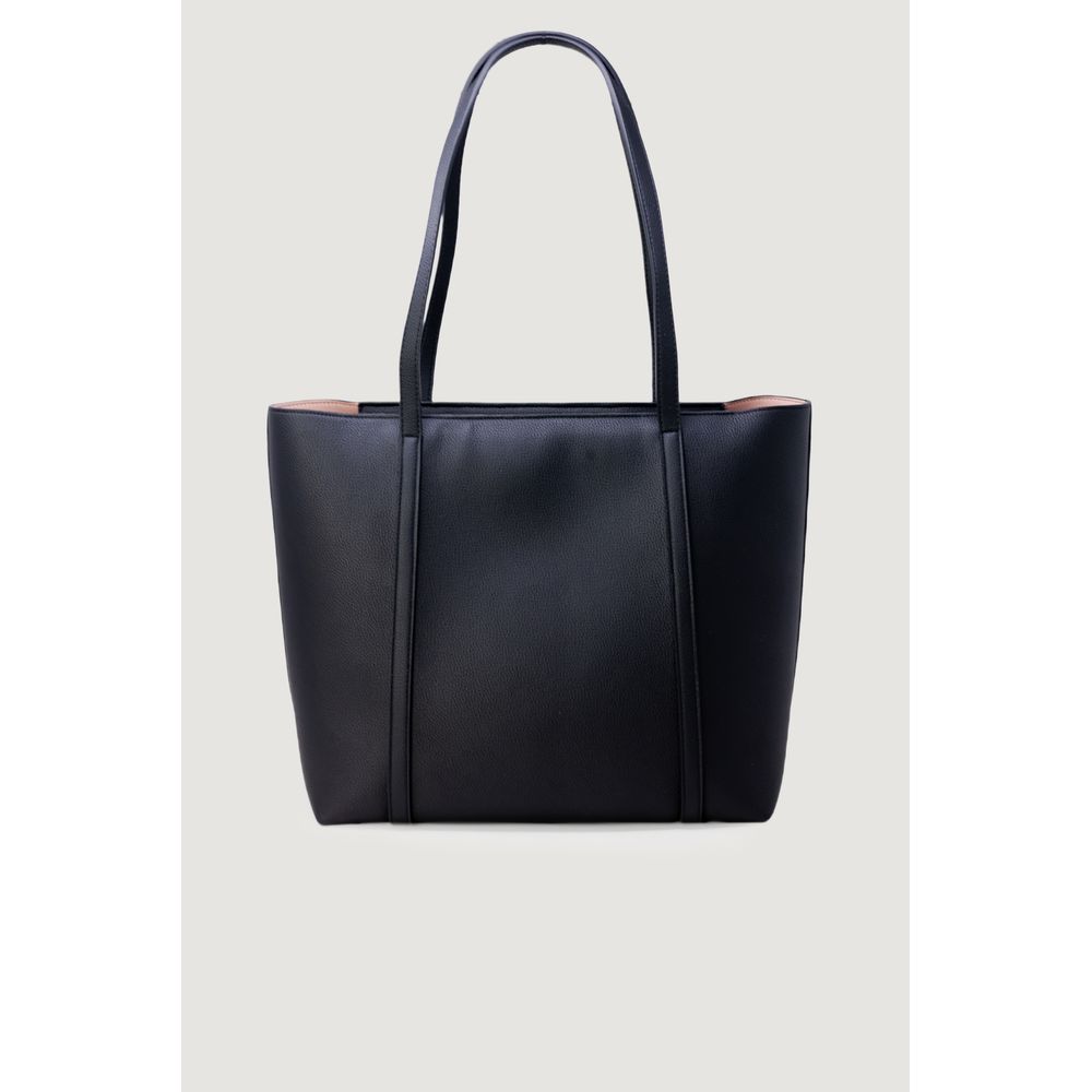 Armani Exchange Handtasche aus schwarzem Kunstleder