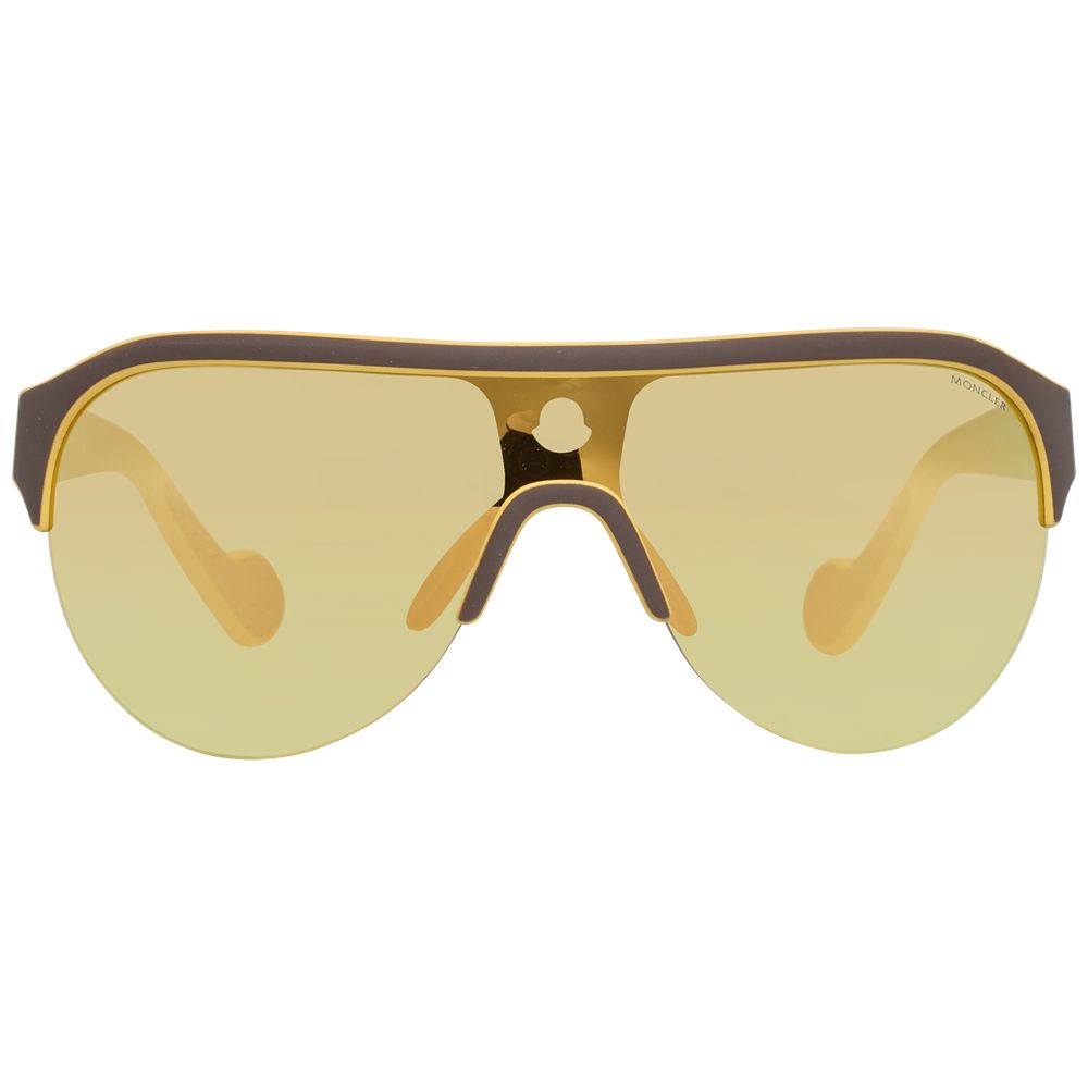 Moncler Braune Unisex-Sonnenbrille