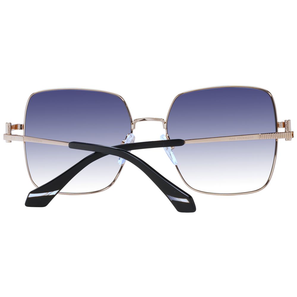 Ana Hickmann Gold Frauen Sonnenbrille