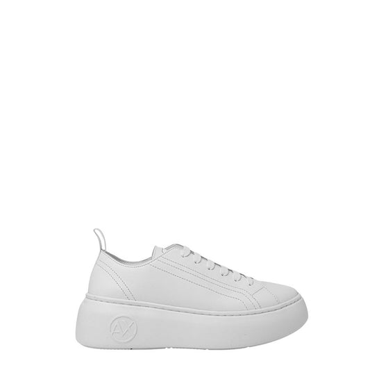 Armani Exchange Weißes Leder Sneaker