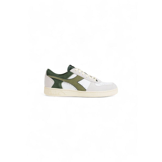 Diadora Grüner Leder-Sneaker