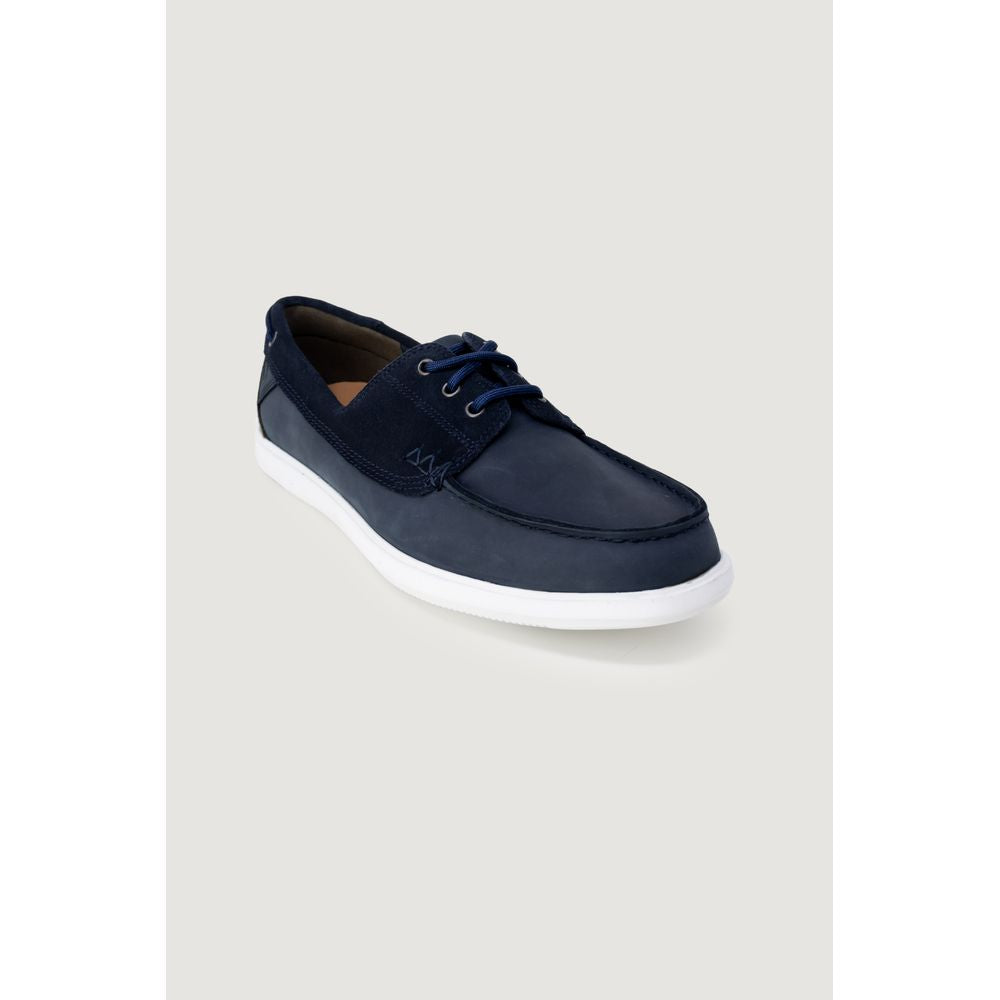 Clarks Blaue Leder Pumps