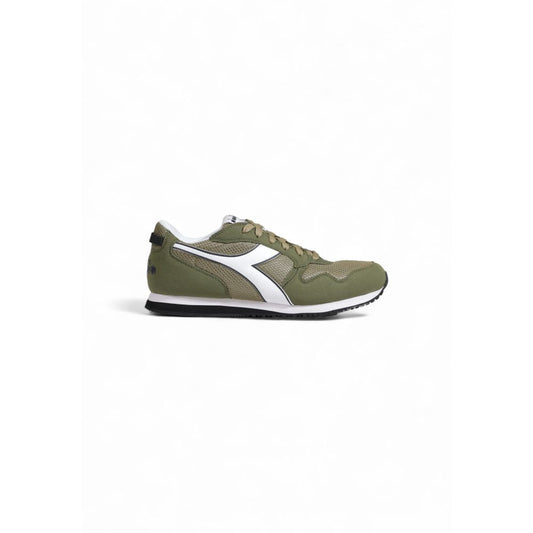 Diadora Grüner Textil-Sneaker