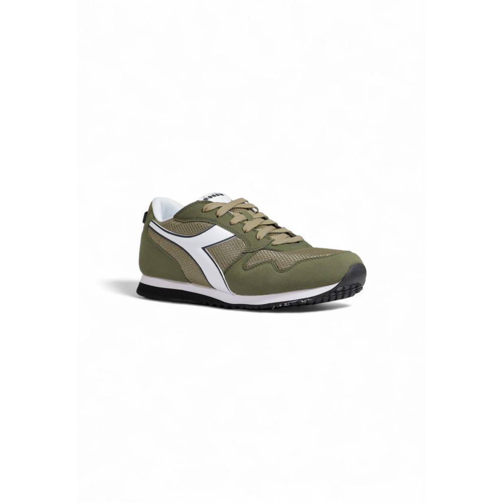 Diadora Grüner Textil-Sneaker