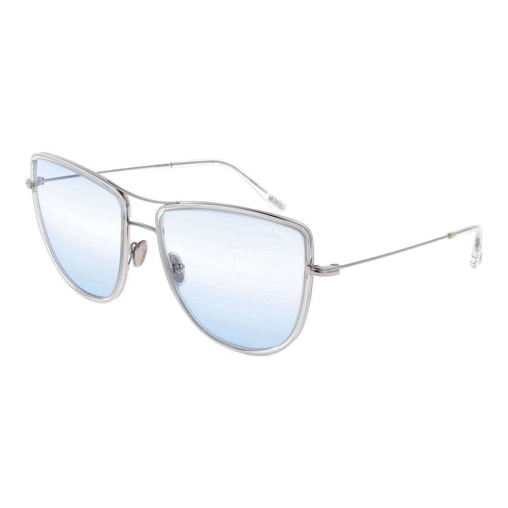 Tom Ford Silberne Frauen-Sonnenbrille