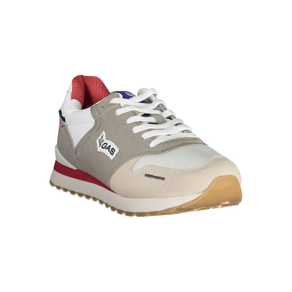 Gas Sneaker aus weißem Polyester