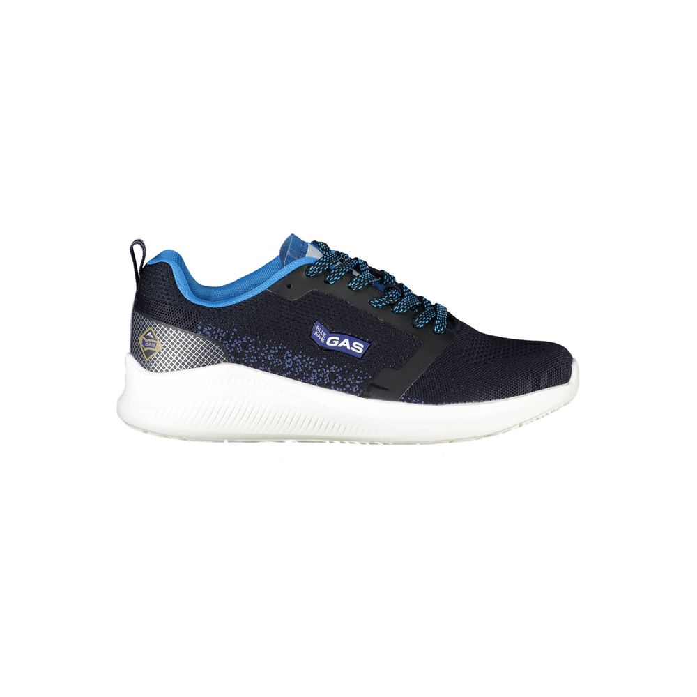 Gas Blauer Polyester Sneaker