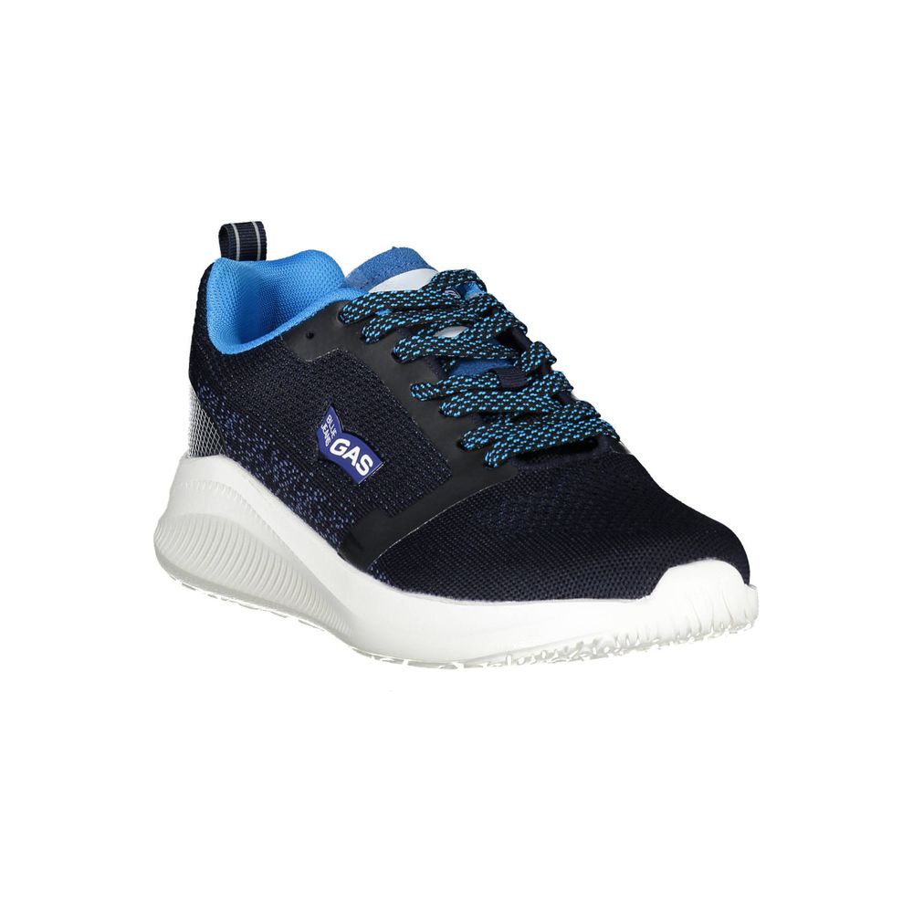 Gas Blauer Polyester Sneaker