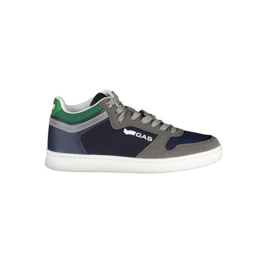 Gas Blauer Polyester Sneaker