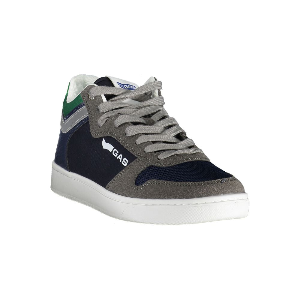 Gas Blauer Polyester Sneaker