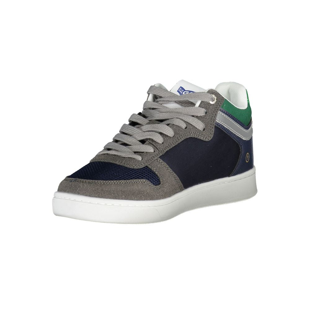 Gas Blauer Polyester Sneaker