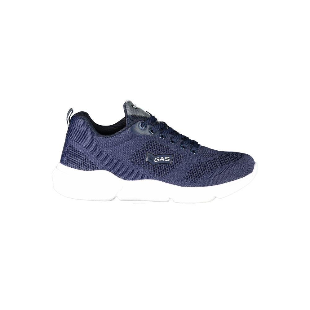 Gas Blauer Polyester Sneaker