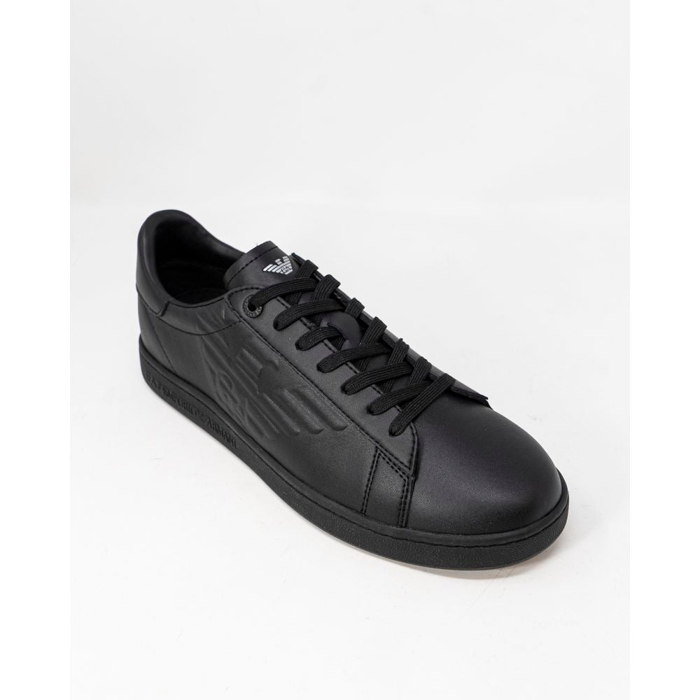 EA7 Emporio Armani Schwarzer Polyethylen-Sneaker