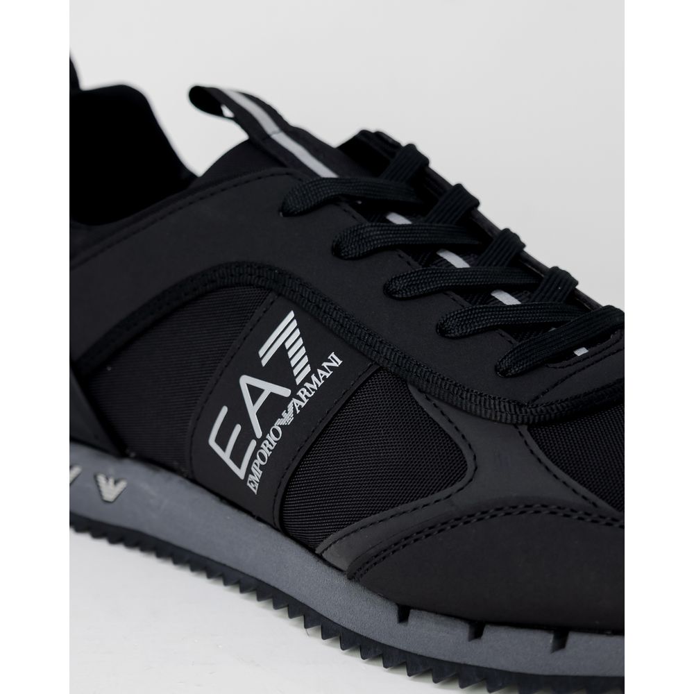 EA7 Emporio Armani Schwarzer Polyamid-Sneaker