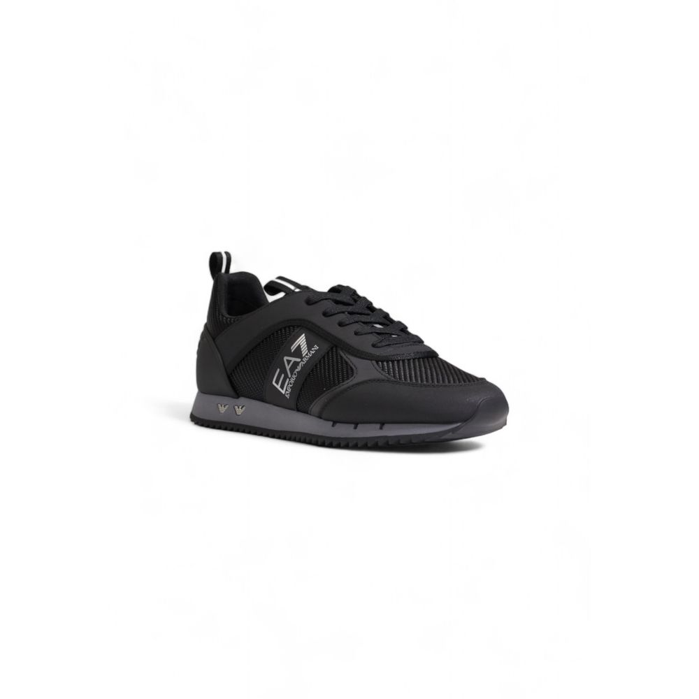 EA7 Emporio Armani Schwarzer Polyamid-Sneaker