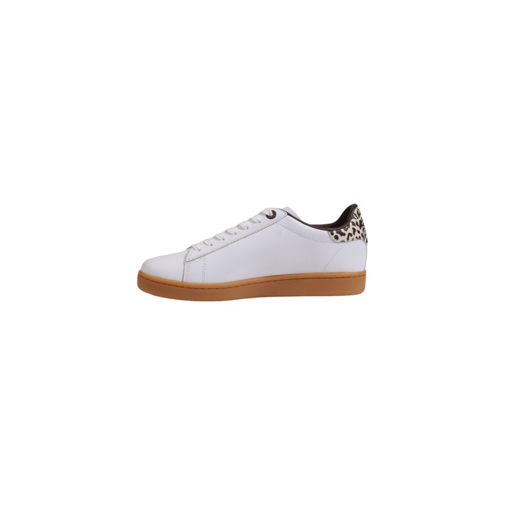 EA7 Emporio Armani Beige Leder Sneaker