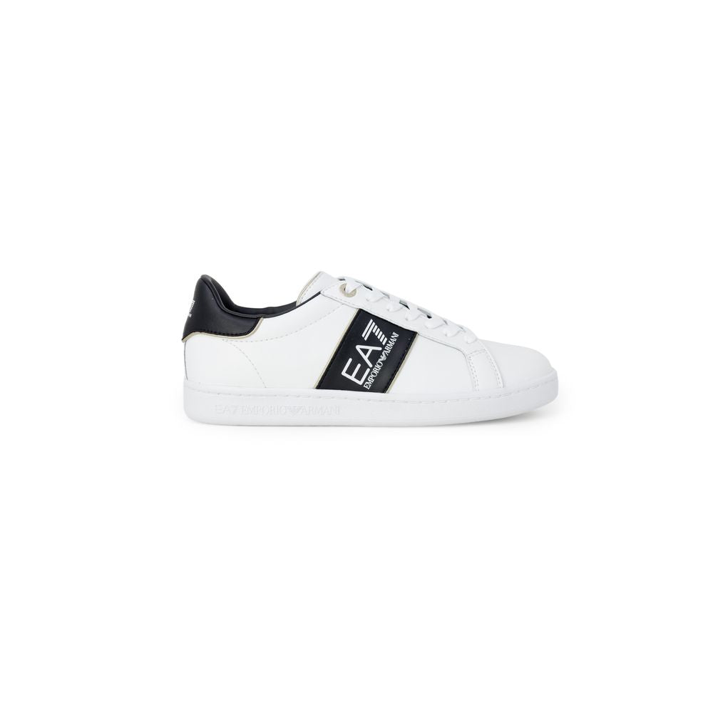 EA7 Emporio Armani Weißes Leder Sneaker