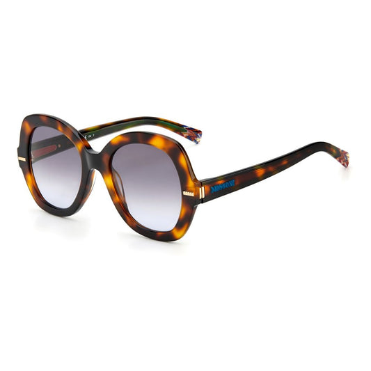 Missoni Braune Metall-Sonnenbrille