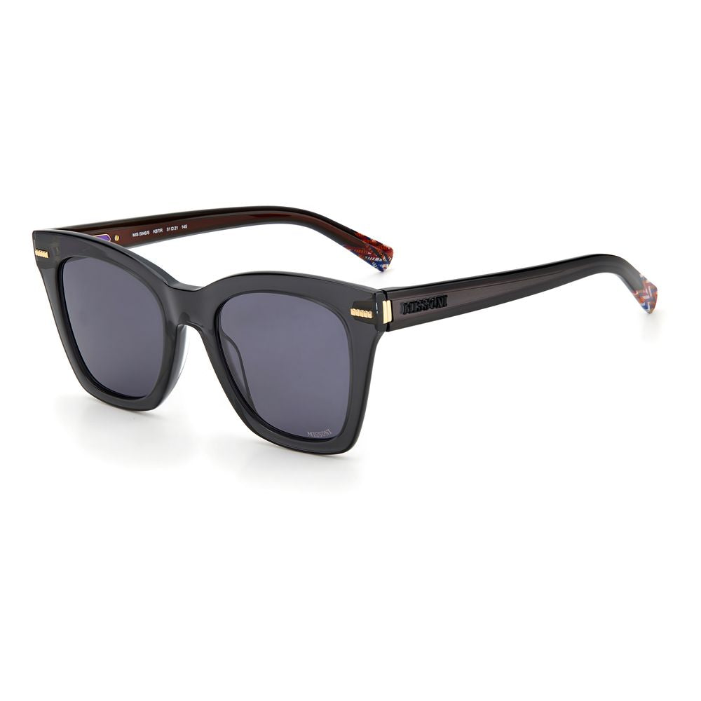 Missoni Graue Acetat-Sonnenbrille