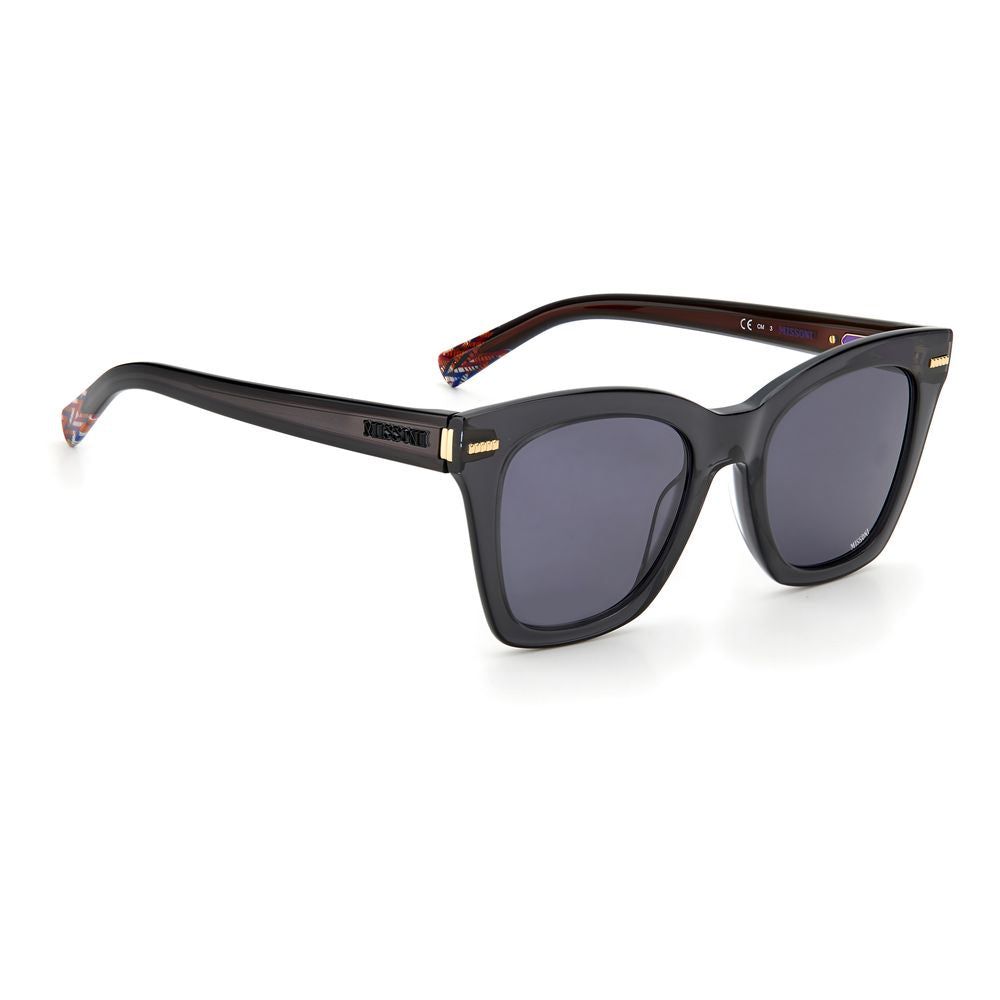 Missoni Graue Acetat-Sonnenbrille