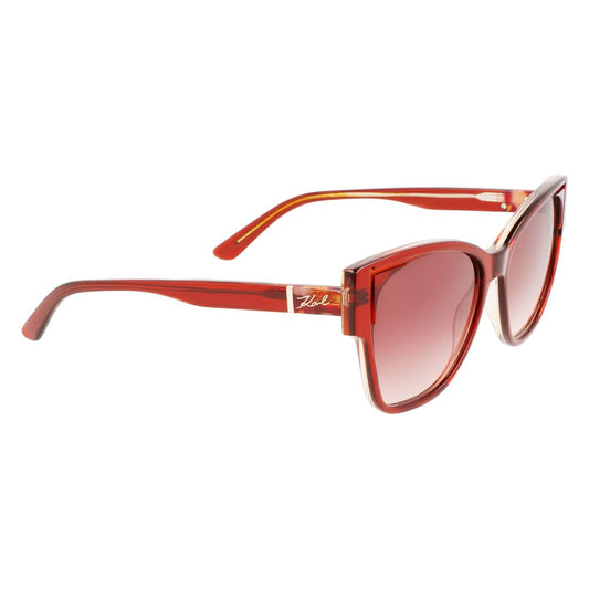 Karl Lagerfeld Orange Acetat-Sonnenbrille