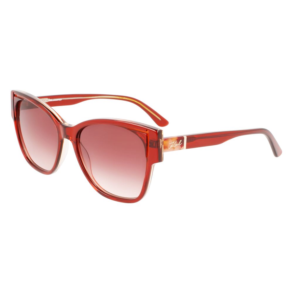 Karl Lagerfeld Orange Acetat-Sonnenbrille