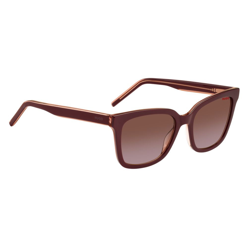 Hugo Boss Rote Acetat-Sonnenbrille