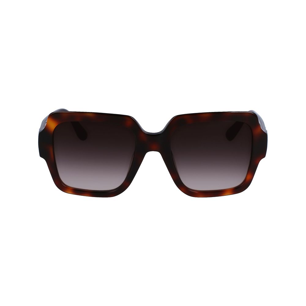 Karl Lagerfeld Braune Acetat-Sonnenbrille