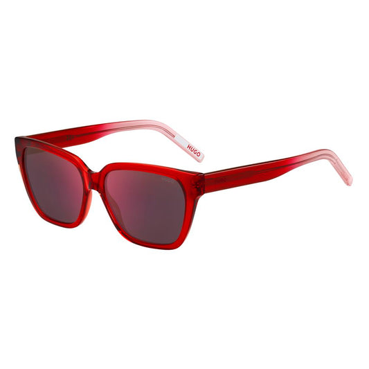 Hugo Boss Rote Acetat-Sonnenbrille