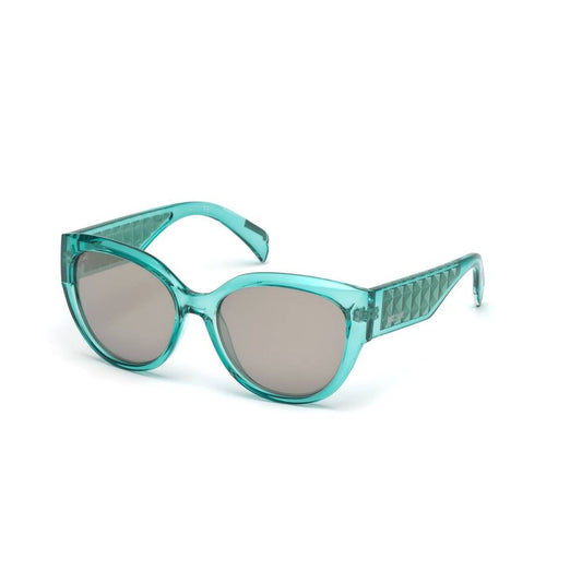 Just Cavalli Blaue Plastiksonnenbrille