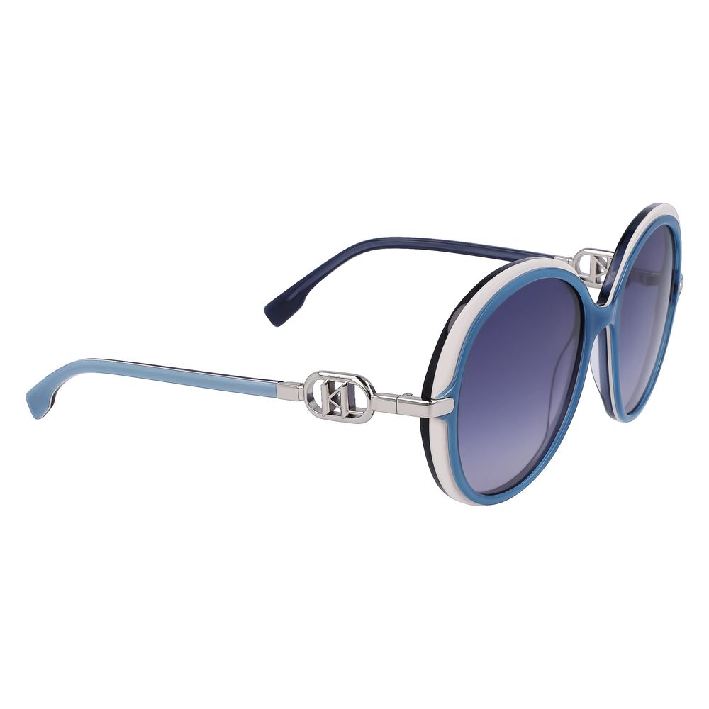 Karl Lagerfeld Blaue Acetat-Sonnenbrille