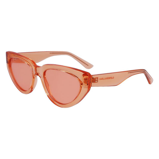 Karl Lagerfeld Orange gespritzte Sonnenbrille