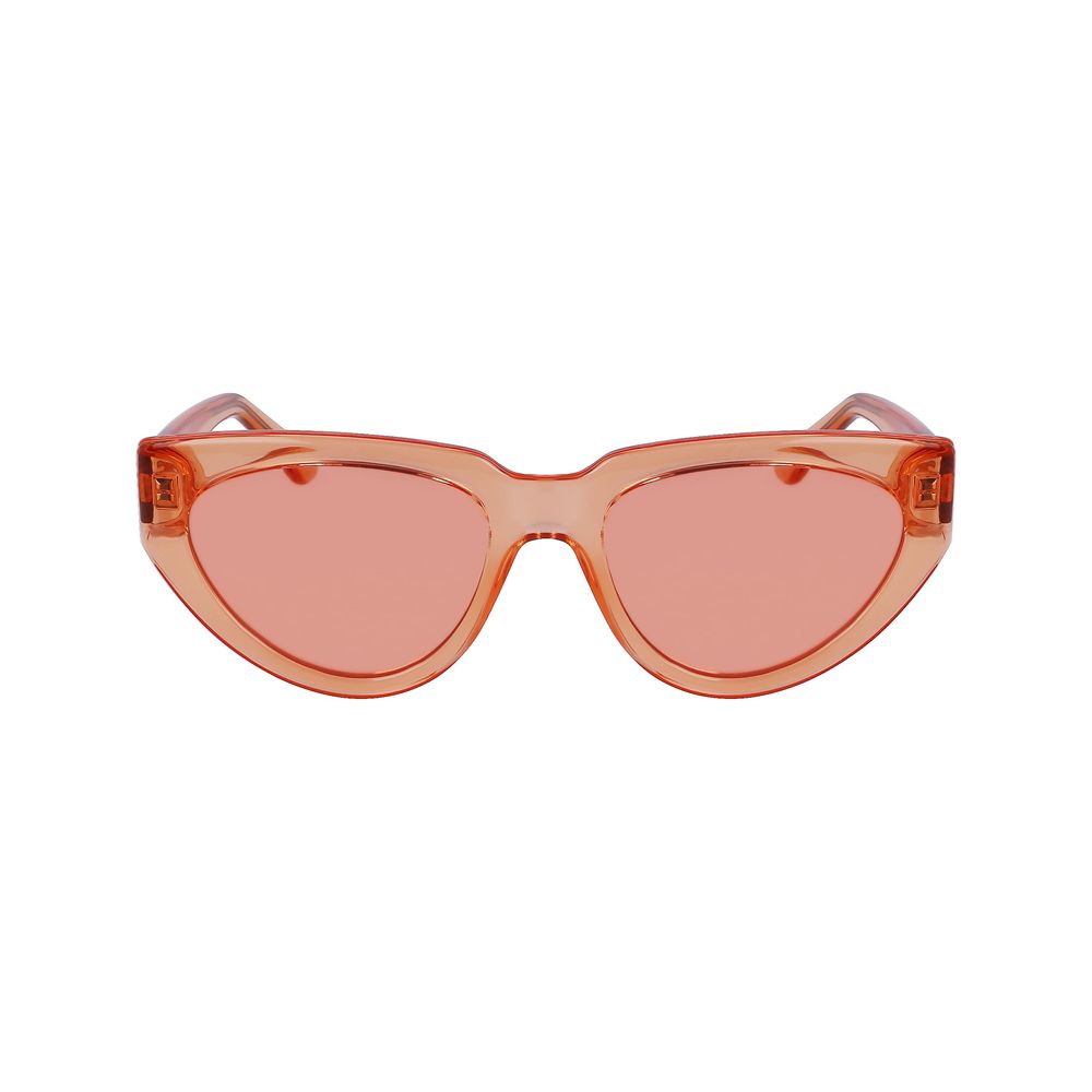 Karl Lagerfeld Orange gespritzte Sonnenbrille