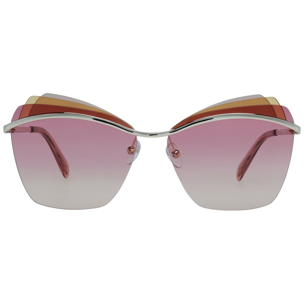 Emilio Pucci Gold Frauen Sonnenbrille